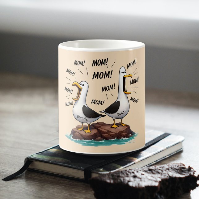 Mug Maman Mouette Drôle Personnalisé (Créateur téléchargé)