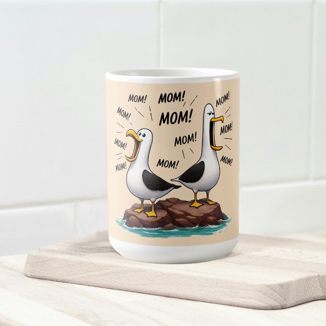 Mug Maman Mouette Drôle Personnalisé (Créateur téléchargé)