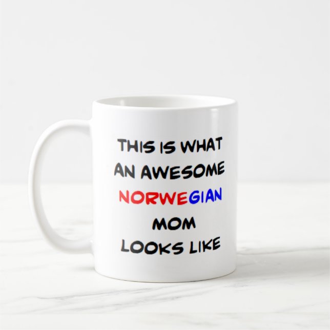 Mug maman norvégienne, génial (Gauche)