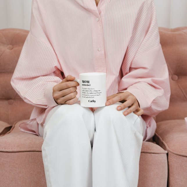 Mug Maman Noun Définition Fête des mères Café-Mug (Créateur téléchargé)