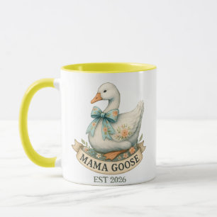 Mug Maman Oie Mignonne Oie Mère Animal de Ferme Vintag