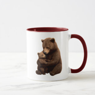Mug Maman ours câline son ourson tout mignon.