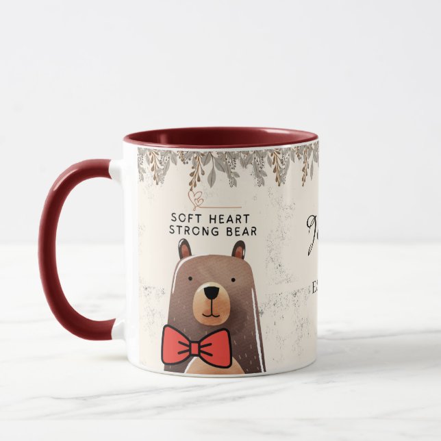 Mug Maman ours en peluche forte Art (Gauche)