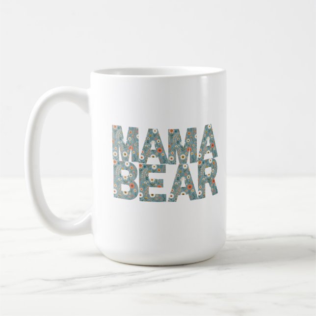 Mug Maman Ours Floral Ditsy Chaleureux  (Gauche)