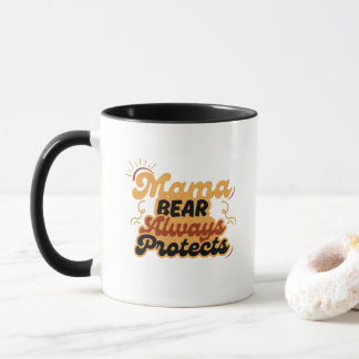 Mug Maman Ours Rétro Protège Toujours