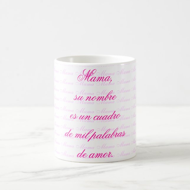 Mug Maman, palabras De AM du nombre es un cuadro de (Centre)