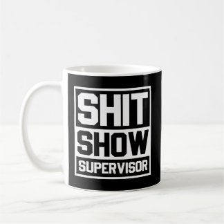 Mug Maman Papa Bossager Enseignant-Shit Superviseur de