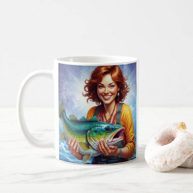Mug Maman Pêcheuse (Avec donut)