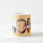 Mug Maman Personnalisée Orange 3 Photo<br><div class="desc">Un mug orange sucré avec "MOM" qui peut être personnalisé avec vos 3 photos préférées. Modèle floral orange. Juste adorable. Le cadeau parfait pour toute occasion.</div>