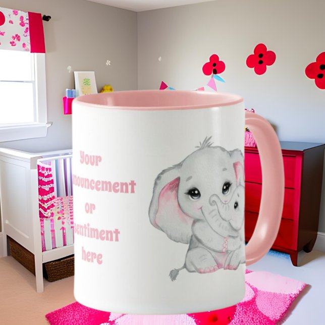Mug Maman petite fille sentiment faire-part (Créateur téléchargé)