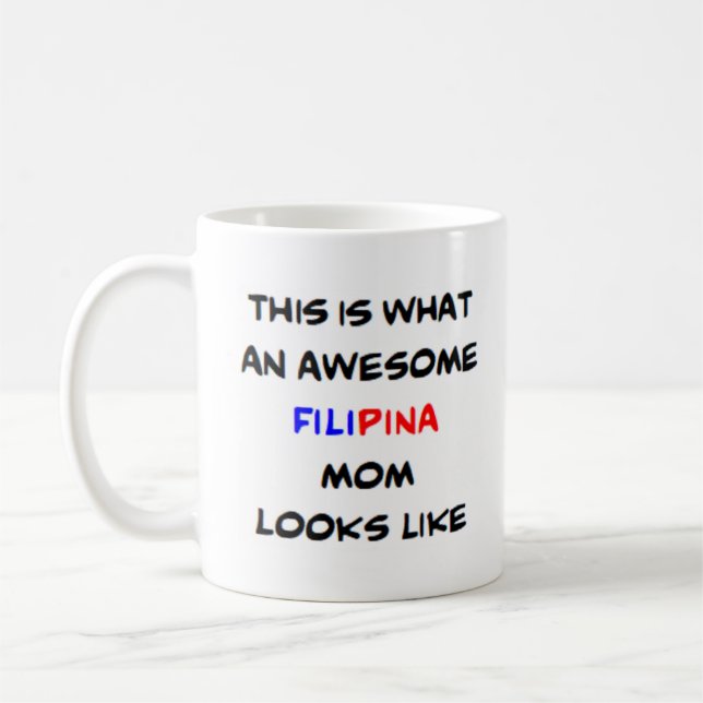 Mug maman philippine, génial (Gauche)