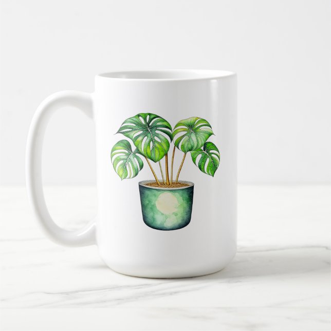 Mug Maman plante | plante Monstera (Gauche)