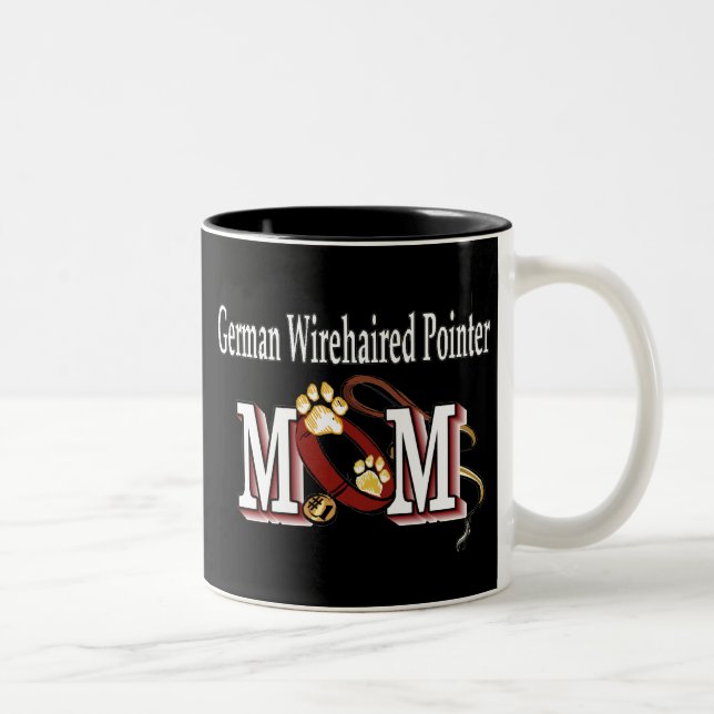 Mug maman pointer À poils durs allemand (Droit)