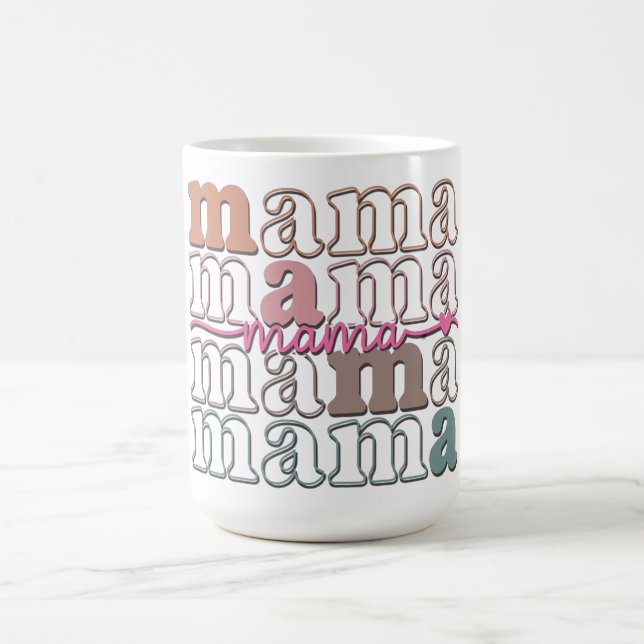 Mug Maman Rétro Mignonne (Centre)