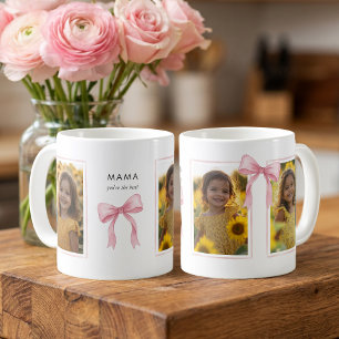 Mug Maman Ruban Rose 3 Collage Photo