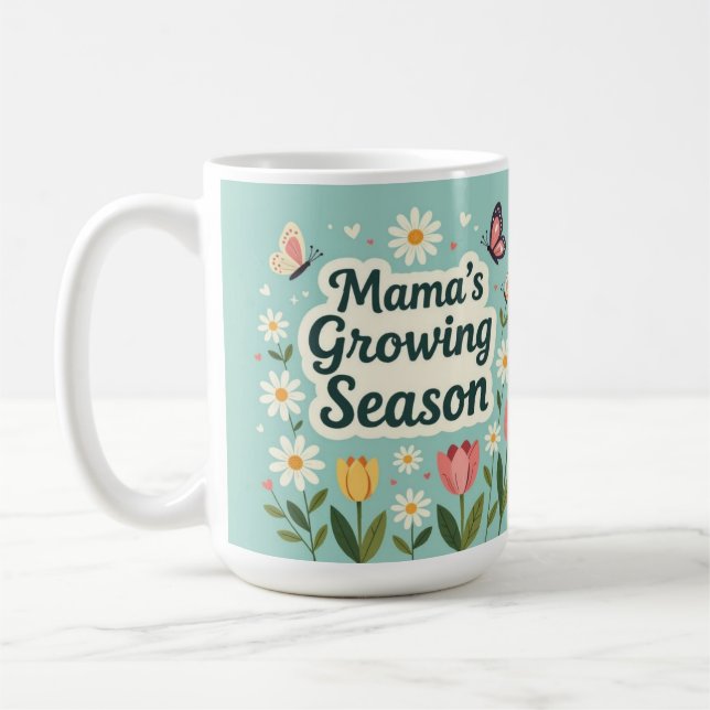 Mug Maman saison de croissance vie de maman (Gauche)
