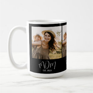 Mug Maman Script Établi Noir 3 Photo