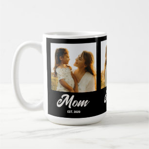 Mug Maman Script Établi Noir 3 Photo