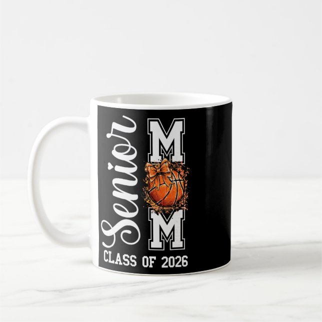 Mug Maman senior Coquette Sketll Bow Cl de 2026 Gradua (Gauche)