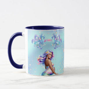 Mug Maman sirène Grossesse Baby Shower Personnalisé