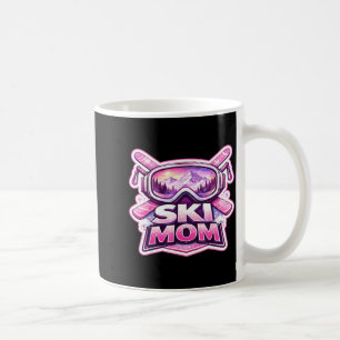 Mug Maman skieuse fête des mères skieuse maman hiver