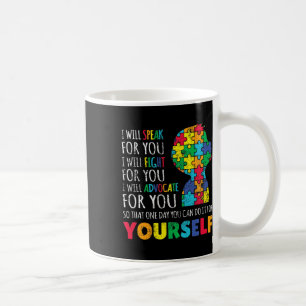 Mug Maman Soutien Sensibilisation sur l'autisme Autist