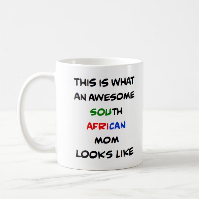 Mug maman sud-africaine, génial (Gauche)