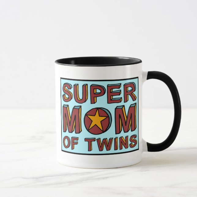 MUG MAMAN SUPERBE DES JUMEAUX (Droite)