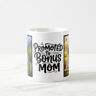 Mug Maman Supplémentaire Promue Brush Script Deux Phot