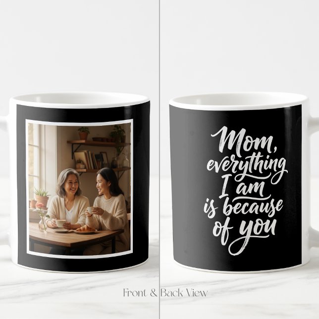 Mug Maman Tout Ce Que Je Suis Écriture Facile 1 Photo  (Créateur téléchargé)