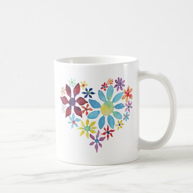 Mug Maman Veut Dire Amour (Texte À L'Arrière) (Droite)