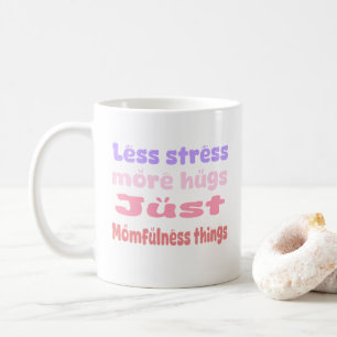 Mug Mamanféminitude fantaisiste blanc