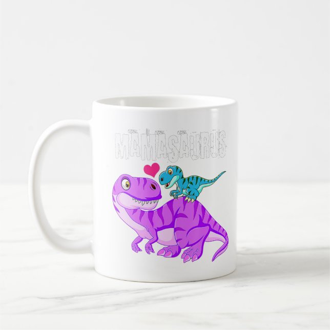 Mug Mamasaurus Dinosaur t Rex Fête des mères pour un c (Gauche)