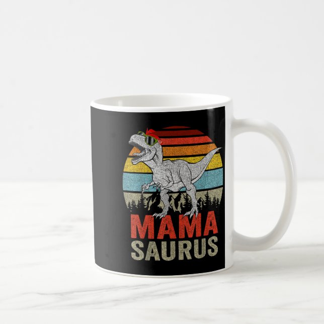 Mug Mamasaurus Dinosaure Maman Saurus T Rex Drôle de F (Droite)