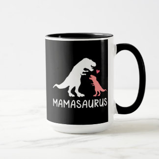 Mug Mamasaurus mère et bébé dinosaure
