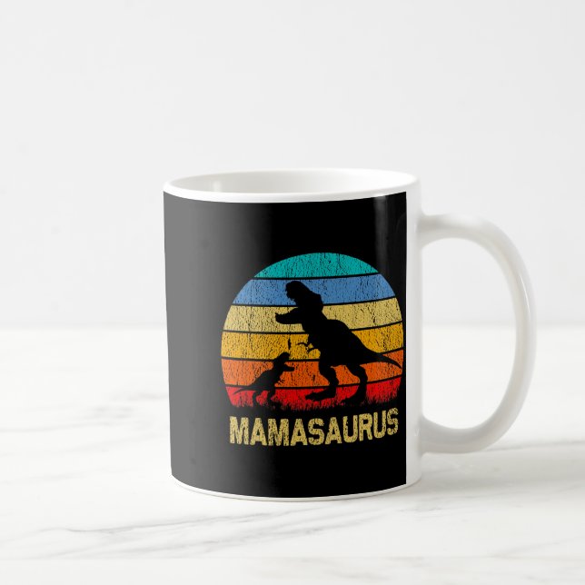 Mug Mamasaurus T Rex Dinosaure Maman Saurus Famille T  (Droite)