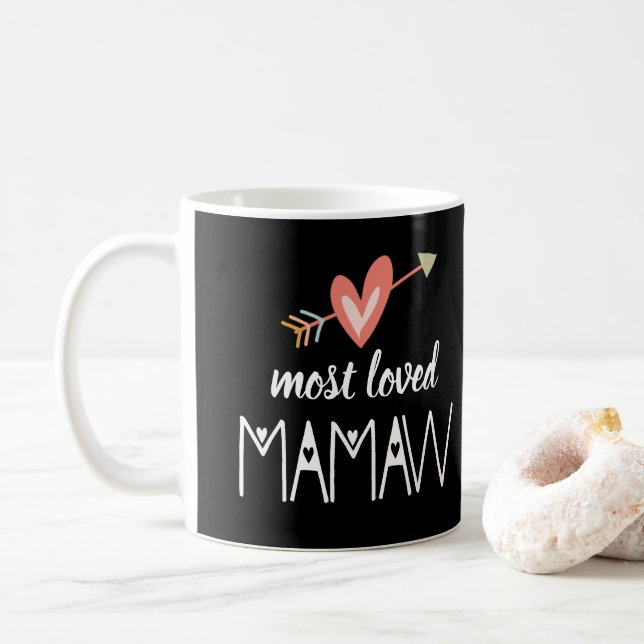 Mug Mamaw le plus aimé du coeur (Avec donut)