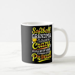 Mug Mamie amoureuse de softball drôle bruyante et tout