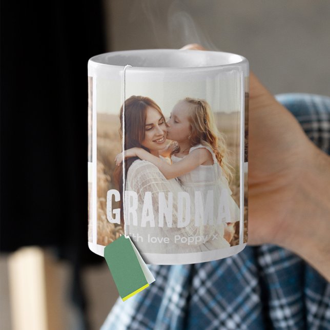 Mug Mamie Collage Photo Tendances 5 (Créateur téléchargé)
