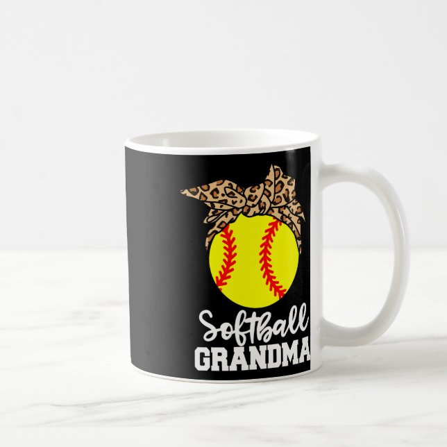 Mug Mamie douce drôle léopard grand-mère  (Droite)