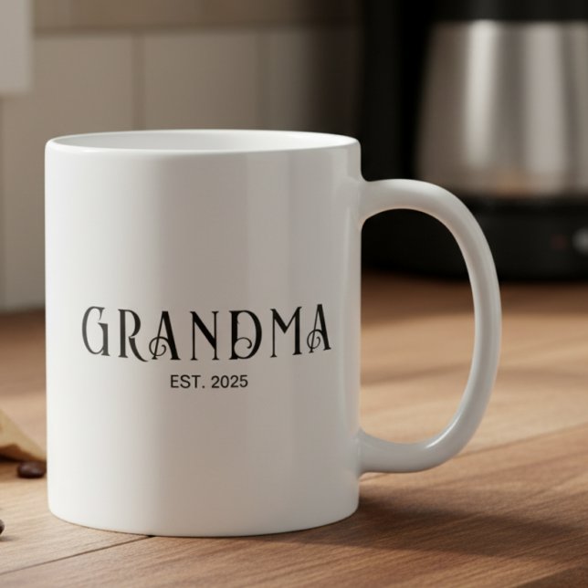 Mug Mamie établie Police Moderne Gras (Créateur téléchargé)