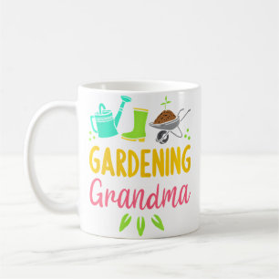 Mug Mamie Graphique Jardinier Horticulteur Jardinage
