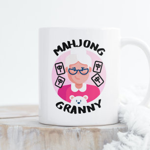 Mug Mamie mahjong personnalisée