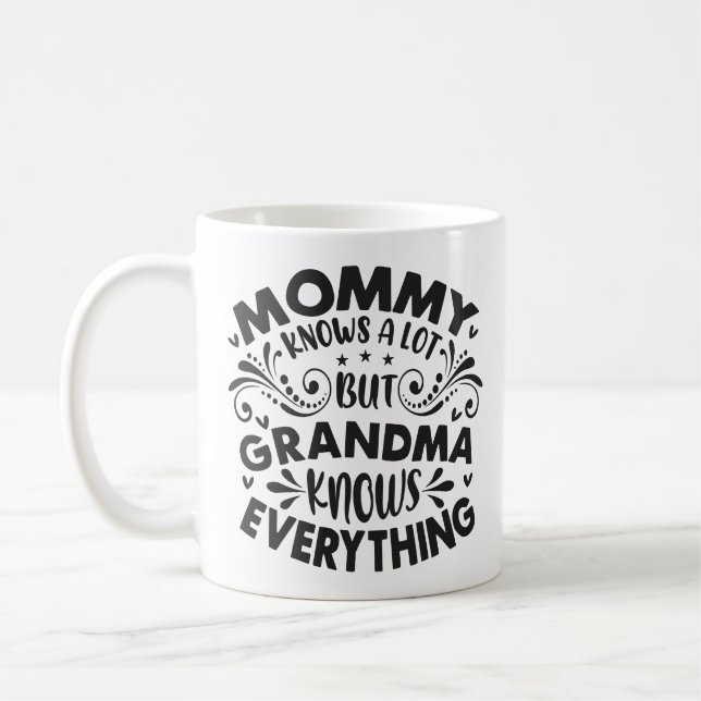 Mug Mamie sait tout pour la fête des mères (Gauche)