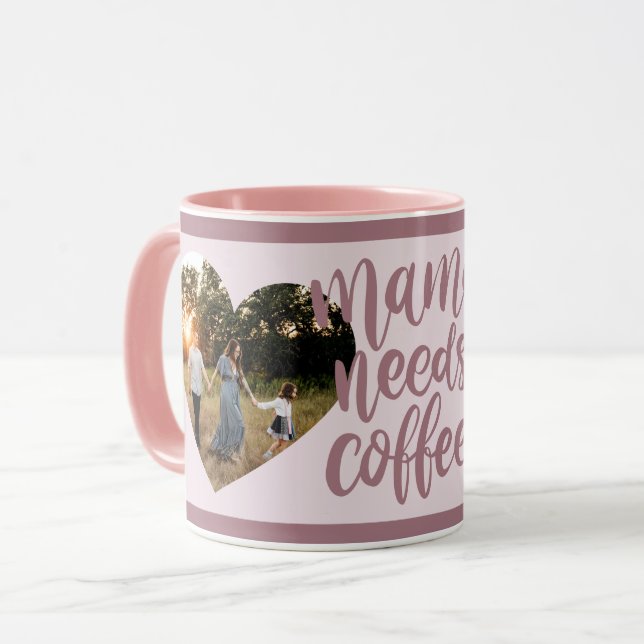 Mug Mamma a besoin de café Happy Mother's Day Multi Ph (Devant gauche)