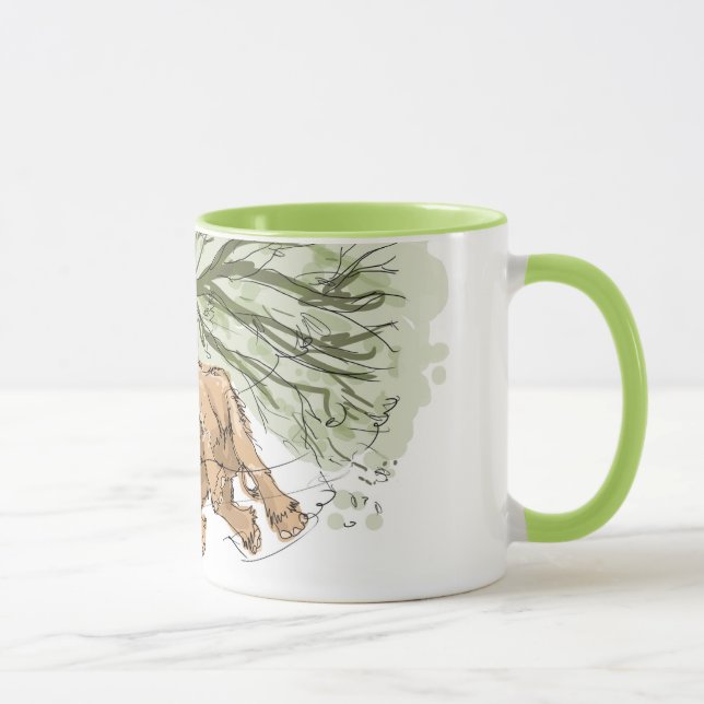 Mug Mammouth mignon de bébé (Droite)