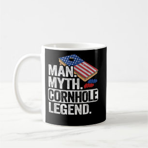 Mug Man Myth Legend Cornhole USA Papa