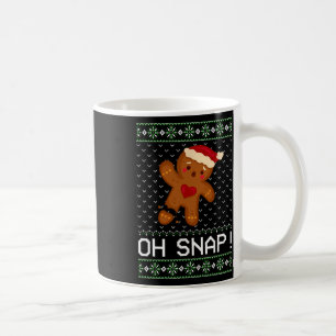 Mug Man Oh Snap Christmas Cookie