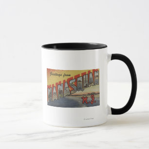 Mug Manasquan, New Jersey - grandes scènes 2 de lettre