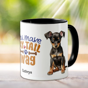 Mug Manchester Terrier Puppy Vous Faites Mon Wail Wag